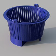 pool skimmer basket v2 korb replacement part 3d print model - Mito3D