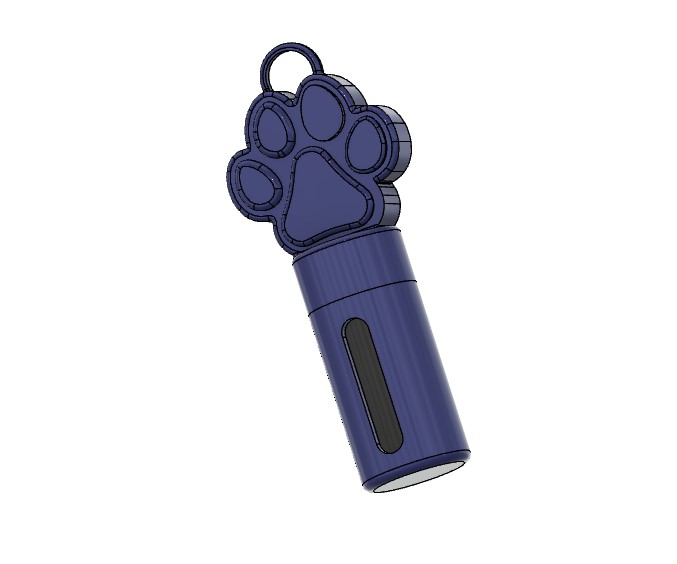 mierda bolso dispensador perro animales 3D print model - Mito3D