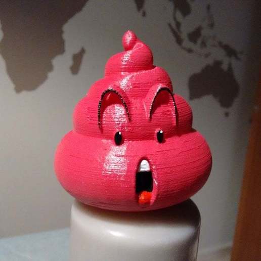 poop dr slump smooth arale poop slump props 3D print model - Mito3D