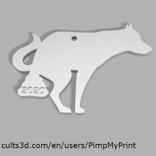 kaka yapma köpek 2020 Noel süs dekorasyon Chrisrtmas 3d print model - Mito3D