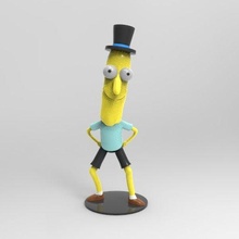 kacken Charakter Rick Morty mr Hose Poop lebhaft 3d print model - Mito3D