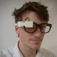 poor mans google glass verschiedene hobby tragbar Brille 3d print model - Mito3D