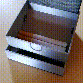 popular cigarrillo dispensador pup up donante automático caso funda caja 3d print model - Mito3D