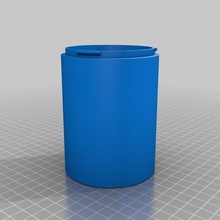 pop cover base customized containers 3d print model - Mito3D
