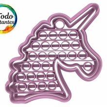 pop cutter cutting seal stamp cookie mass 3d print model - Mito3D