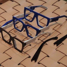 pop lunettes mode bicolore culture 3d print model - Mito3D