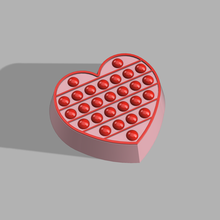 pop coração stl Arquivo 3d print model - Mito3D