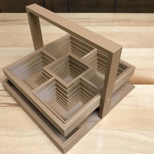 pop-up piazza del cestello casa sottopentola popout openscad traforo a spirale cut per la matematica arte 3d print model - Mito3D