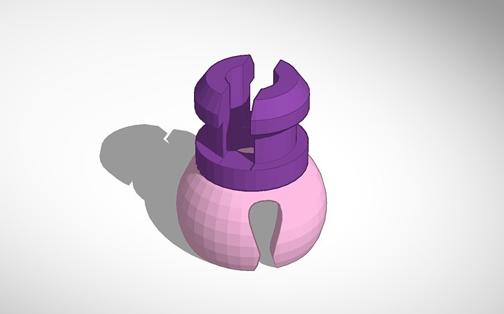 popcorn hole click joints helping-hands holeclick parts 3D print model - Mito3D