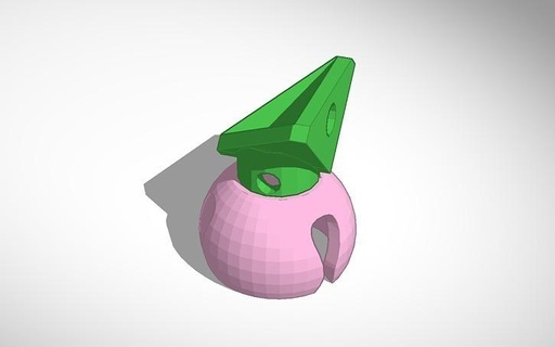 popcorn mini fan mount parts 3d print model - Mito3D