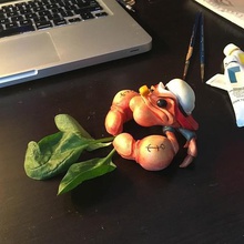 popeye sailor crab art creatures 3d print model - Mito3D