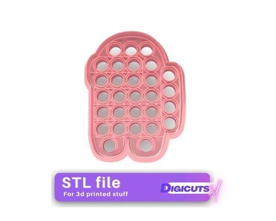 popit among us cookie cutter stl file 3d printing bakery 3d print model - Mito3D