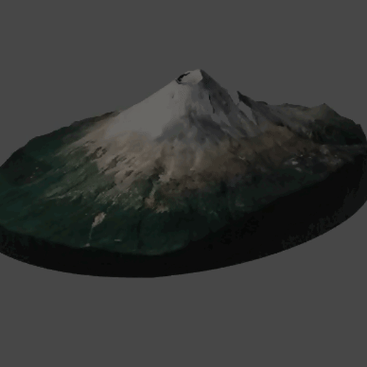 popocatepetl volcán mexico volcanes 3D print model - Mito3D
