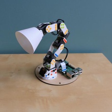 poppy ergo jr gadget kol kamera diy dynamixel eğitim gripper abajur motor proje robot ahududu raspberry pi Robotik robotis servo 3d print model - Mito3D