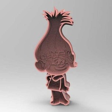 papoula provocador biscoito fofo cortador comida_bebida 3d print model - Mito3D