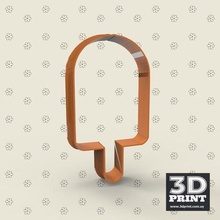 popsicle cookie cutter 2 - ice cream cutting 3d print model - Mito3D