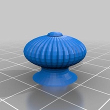 porcelain knob 3d print model - Mito3D