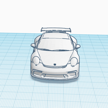 porche 911 gt rsr art coche deporte 3d print model - Mito3D