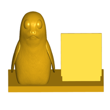 porg Entreprise carte titulaire soutien extensible titulaires Bureau guerres étoiles étoile 3d print model - Mito3D