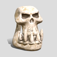 pork skull 3d print model - Mito3D