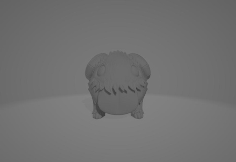 poro lega leggende arte gioco of figura camera animale fantastico 3d print model - Mito3D