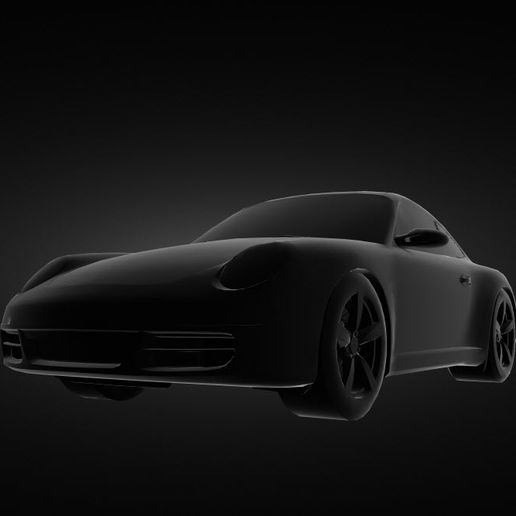 porsche 911 3D print model - Mito3D