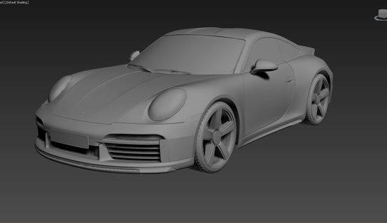 porsche 911 2022 3d model car stl print 3d print model - Mito3D