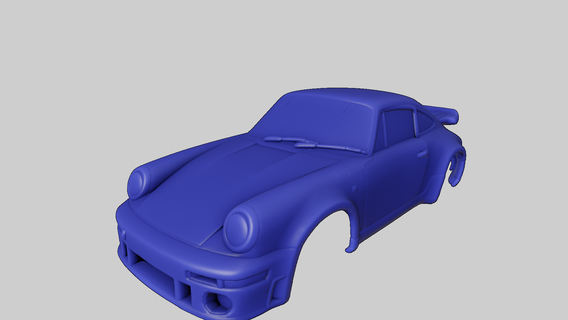 porsche 911 964 car sport luxary old racing vehicle automotive 3d print model - Mito3D