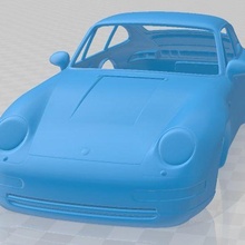 porsche 911 993 carrera 1994 printable body car game race slot scalextric tamiya rc miniz hobby micro 3d print model - Mito3D