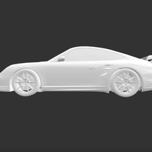 porsche 911 spor otomobil için kullanılabilir oyun araba serin yarış arabası hızlı model 3d print model - Mito3D