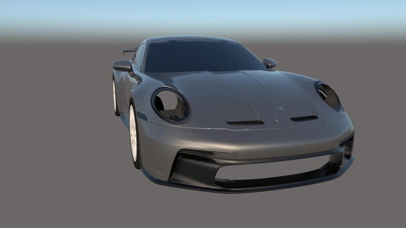 Porsche 911 gt3 2021 vücut 1 10 rc 257 araba spor 3d print model - Mito3D