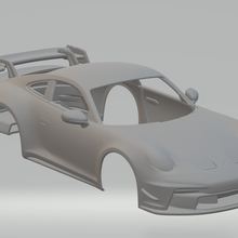 Porsche 911 gt3 manthey courses 2022 Jeu voiture moulé pression roues chaudes course h0 rc modèle Kyosho Tamya voitures jouets juguetes colecionavel miniatures 3d print model - Mito3D