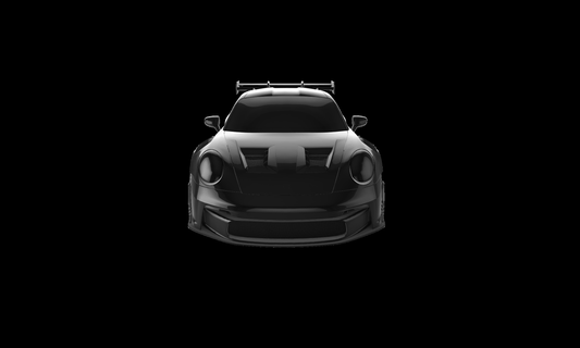 porsche 911 gt3 rs 2023 auto car cars 3d print model - Mito3D