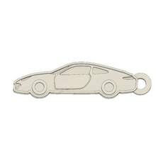 porsche 911 anel de chave a moda 3d print model - Mito3D