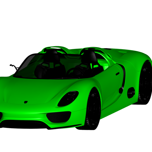 Porsche 918 espion 3D print model - Mito3D