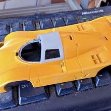 Porsche 962 scalextric améliorer paquet Jeu fente slotit moteur cosse voiture châssis cockpit pare brise 3d print model - Mito3D