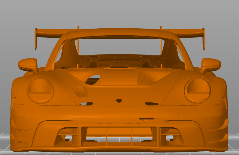 Porsche 992 gt3 şasi 3D print model - Mito3D