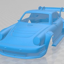 Porsche carrera rsr imprimível corpo carro jogos raça fenda escalextrico Tamiya rc miniz passatempo micro 3d print model - Mito3D