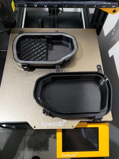 porsche cayenne - headlight inner cover internal 3d print model - Mito3D