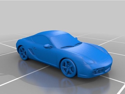 porsche caimán juego coches s tuning detalle 3d print model - Mito3D