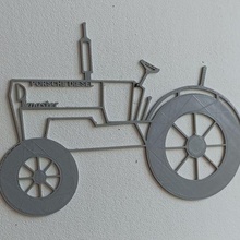 porsche diesel Maestro tractor agricultura granja deco farmall Holanda Juan deere regalo jugado 3d print model - Mito3D