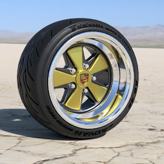 porsche fuchs rims 18 inch advan tires scale models scalemodel hotwheels jdm bmw auto wheels 3d print model - Mito3D