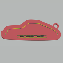porsche keychain various key ring 911 turbo porshce car 3d print model - Mito3D