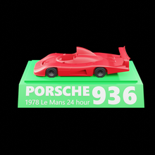 Porsche le homem miniatura aerodinâmica carro 936 corrida automobilismo hipocarros raça lemans miniaturas veículos 3d print model - Mito3D