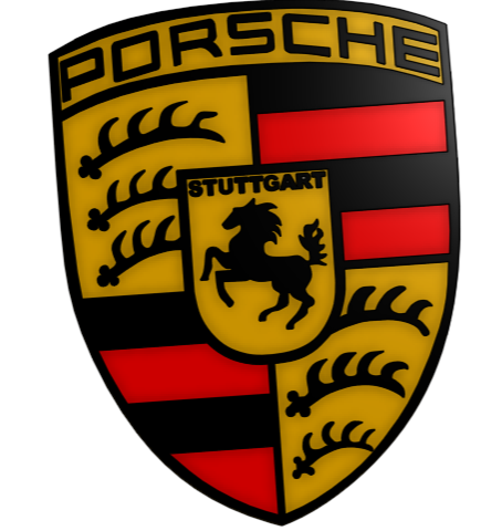 Porsche logotipo 3D print model - Mito3D
