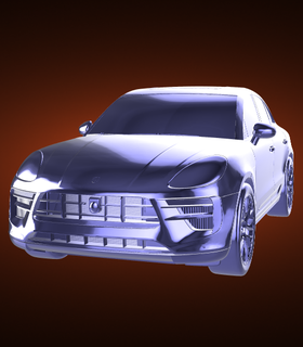 porsche macan gts automobile car vehicle rally race sports derby 3d print model - Mito3D