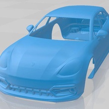 Porsche Panamera gts spor Turismo 2019 yazdırılabilir vücut araba oyun turizm yuva ölçülü Tamiya rc miniz hobi mikro 3d print model - Mito3D