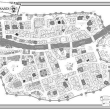 port blacksand map - fighting fantasy game games 3d print model - Mito3D