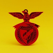 porta-chaves benfica keychain 3d print model - Mito3D