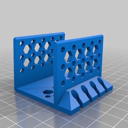 porta câbles 2 personnalisé Bureau 3D print model - Mito3D